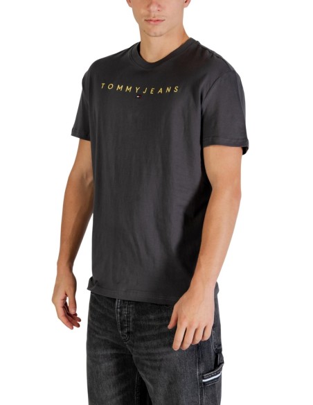 Tommy Hilfiger Jeans t-shirt homme gris manches longues