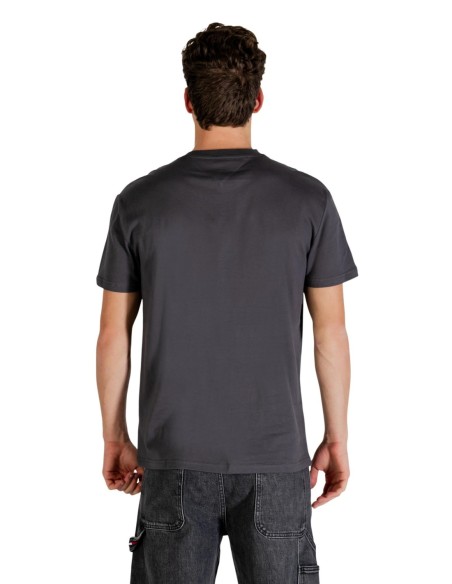 Tommy Hilfiger Jeans t-shirt homme gris manches longues