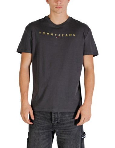 Tommy Hilfiger Jeans t-shirt homme gris manches longues
