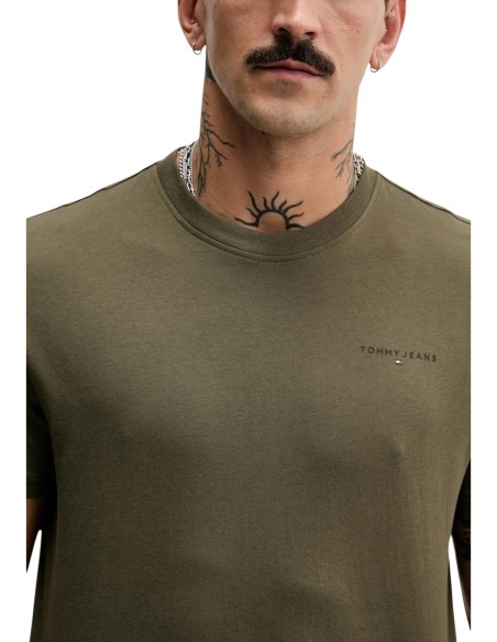 Tommy Hilfiger Jeans t-shirt homme vert olive