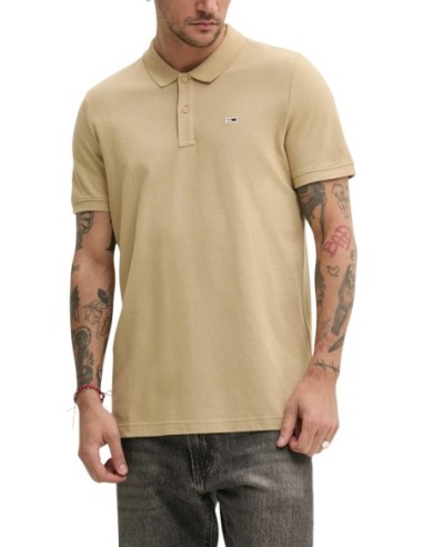 Tommy Hilfiger Jeans polo homme beige
