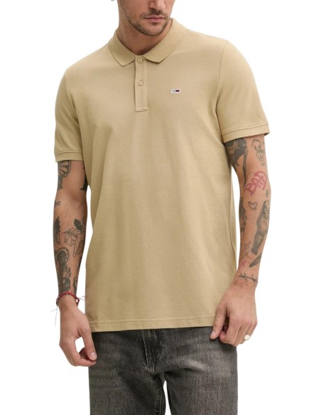 Tommy Hilfiger Jeans polo homme beige