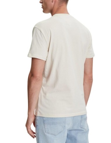 Tommy Hilfiger Jeans t-shirt homme beige coton bio