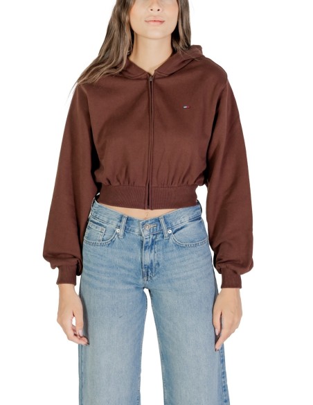 Tommy Hilfiger Jeans sweat femme marron