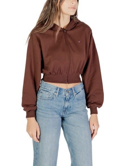 Tommy Hilfiger Jeans sweat femme marron