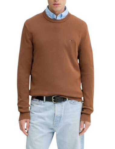 Tommy Hilfiger Jeans pull homme marron