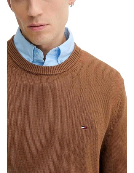 Tommy Hilfiger Jeans pull homme marron