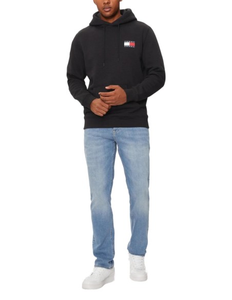 Tommy Hilfiger Jeans sweat homme noir capuche