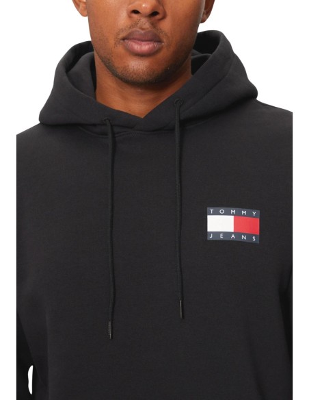 Tommy Hilfiger Jeans sweat homme noir capuche