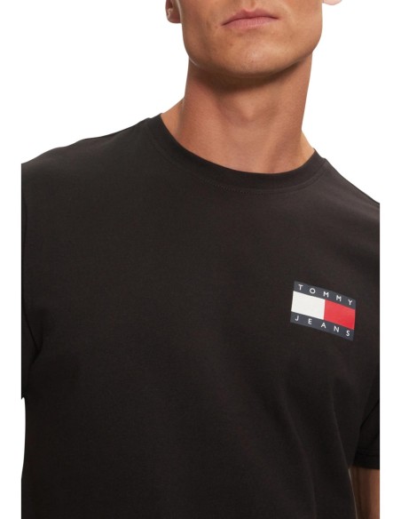 Tommy Hilfiger Jeans t-shirt homme noir imprimé