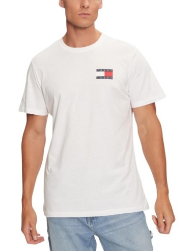 Tommy Hilfiger Jeans t-shirt homme blanc imprimé