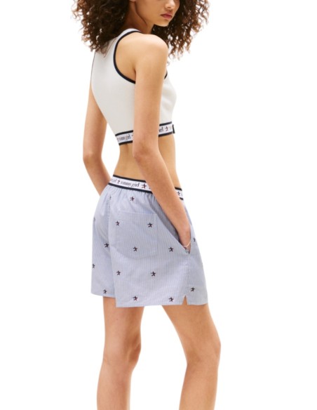 Tommy Hilfiger Jeans top femme blanc imprimé