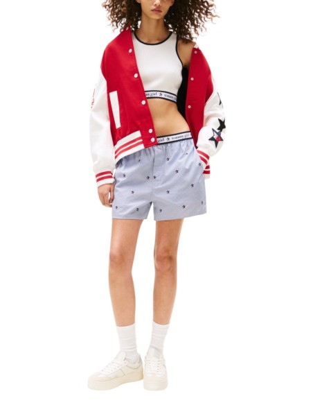 Tommy Hilfiger Jeans top femme blanc imprimé