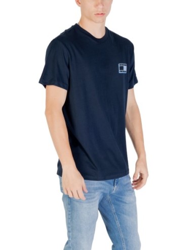 Tommy Hilfiger Jeans t-shirt homme bleu imprimé