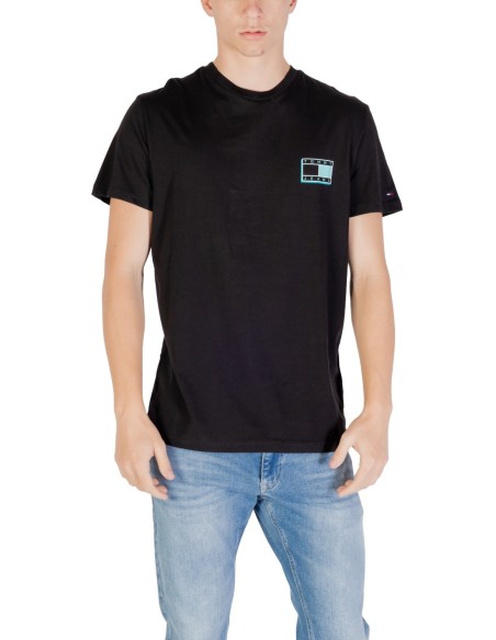 Tommy Hilfiger Jeans t-shirt homme noir imprimé