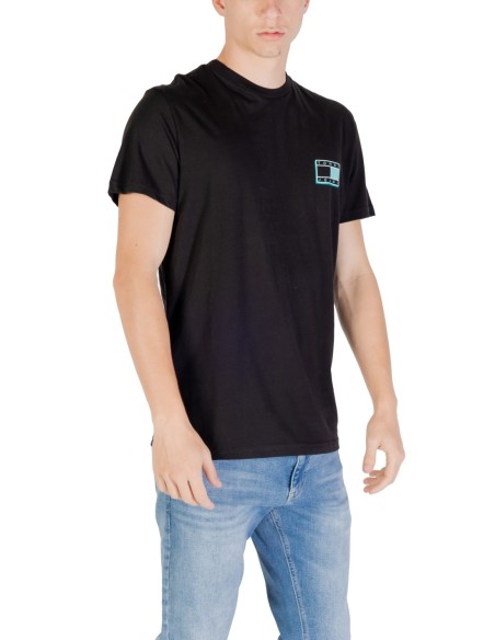 Tommy Hilfiger Jeans t-shirt homme noir imprimé