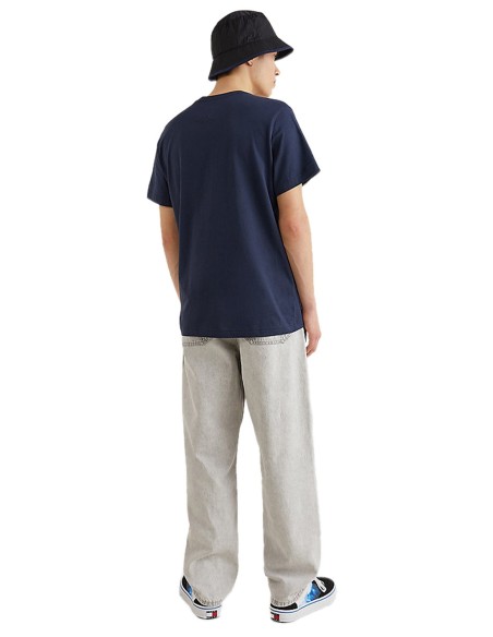 Tommy Hilfiger Jeans t-shirt homme bleu coton
