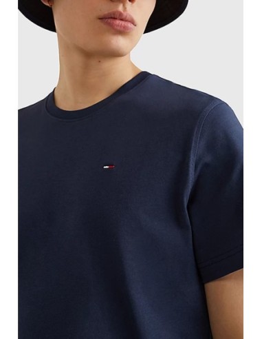Tommy Hilfiger Jeans t-shirt homme bleu coton