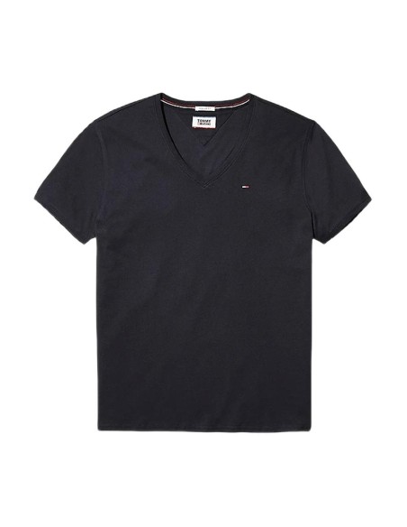 Tommy Hilfiger Jeans t-shirt homme noir coton
