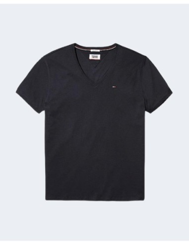 Tommy Hilfiger Jeans t-shirt homme noir coton