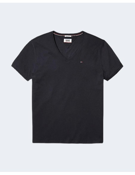 Tommy Hilfiger Jeans t-shirt homme noir coton