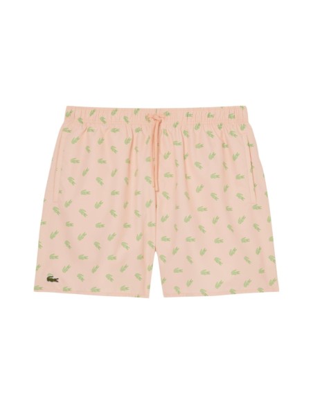 Lacoste maillot de bain homme rose