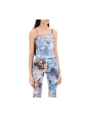 Diesel blouse femme bleue