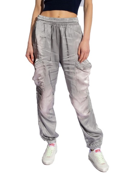Diesel pantalon femme argenté