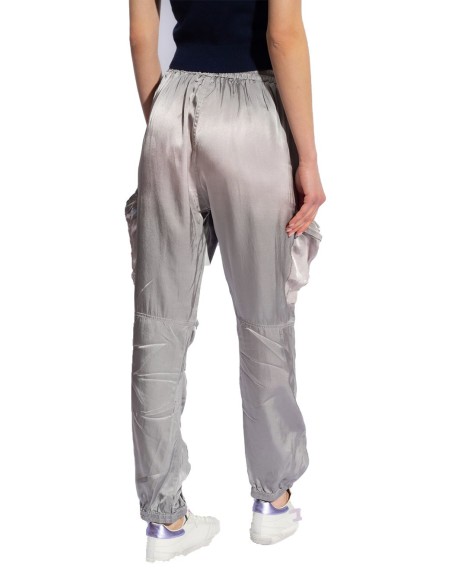 Diesel pantalon femme argenté