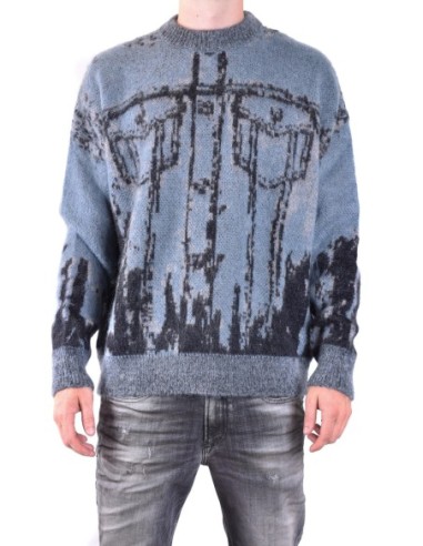Diesel pull homme bleu azur