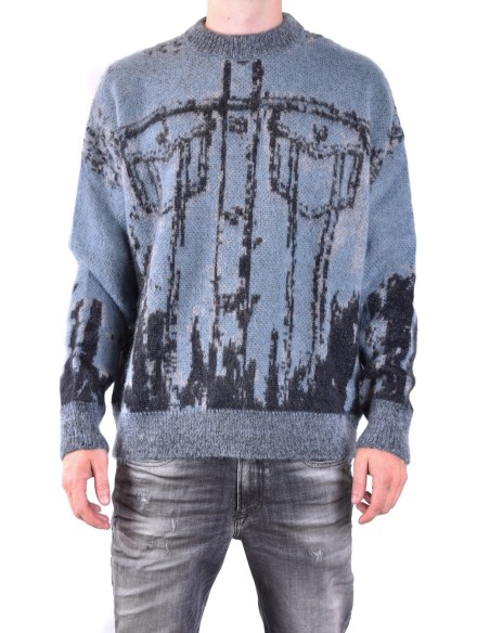 Diesel pull homme bleu azur