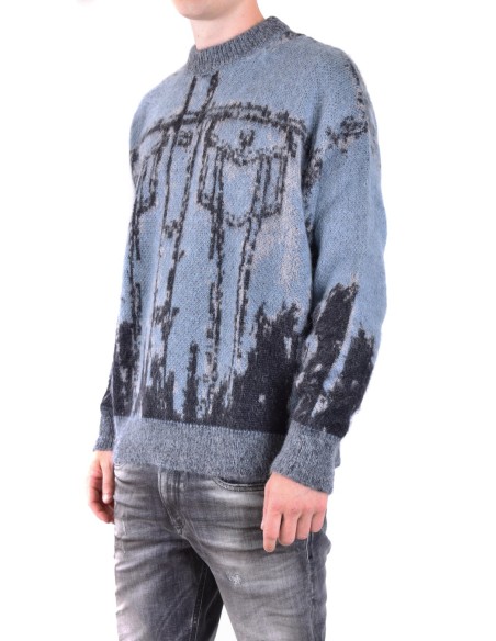 Diesel pull homme bleu azur