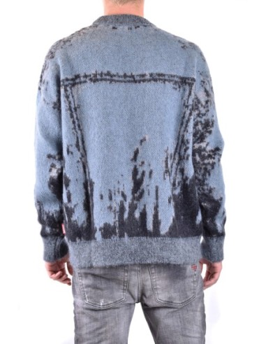 Diesel pull homme bleu azur