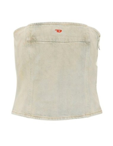 Diesel top femme bleu azur