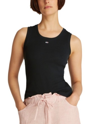 Tommy Hilfiger Jeans débardeur femme noir