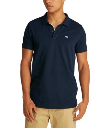 Tommy Hilfiger Jeans polo homme bleu