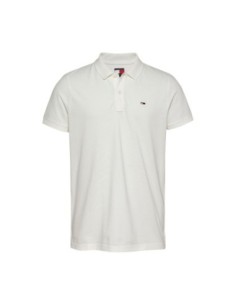 Tommy Hilfiger Jeans polo homme blanc