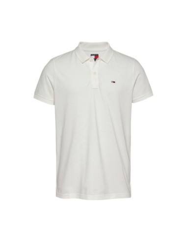 Tommy Hilfiger Jeans polo homme blanc