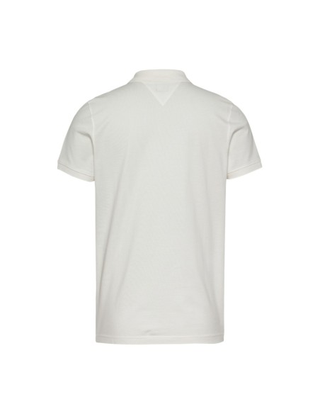 Tommy Hilfiger Jeans polo homme blanc