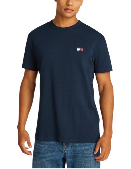 Tommy Hilfiger Jeans t-shirt homme bleu coton bio