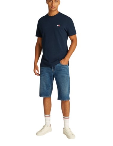 Tommy Hilfiger Jeans t-shirt homme bleu coton bio