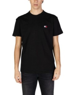 Tommy Hilfiger Jeans t-shirt homme noir coton bio