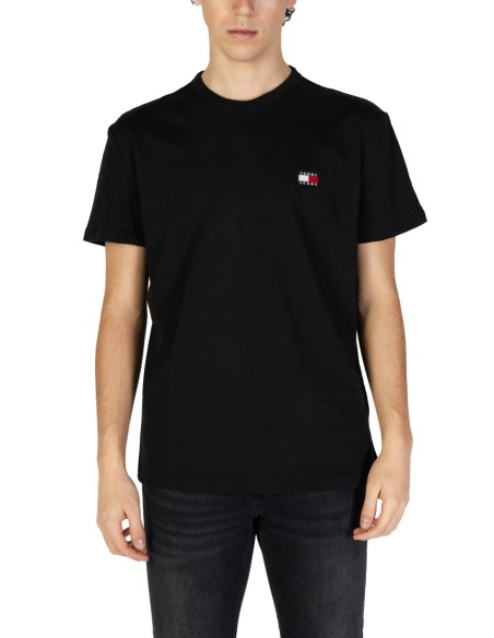 Tommy Hilfiger Jeans t-shirt homme noir coton bio