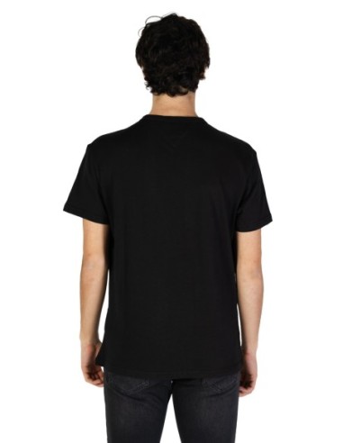 Tommy Hilfiger Jeans t-shirt homme noir coton bio