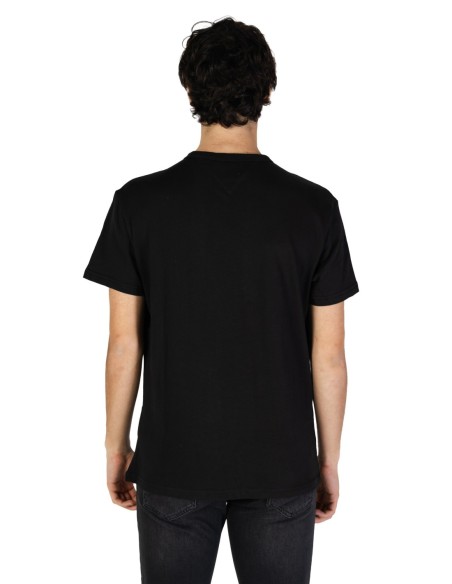 Tommy Hilfiger Jeans t-shirt homme noir coton bio