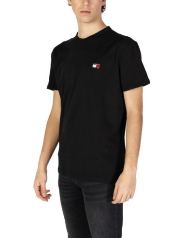 Tommy Hilfiger Jeans t-shirt homme noir coton bio