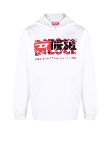 Diesel sweat homme blanc