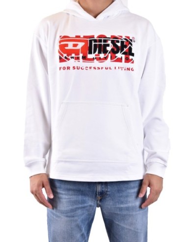 Diesel sweat homme blanc