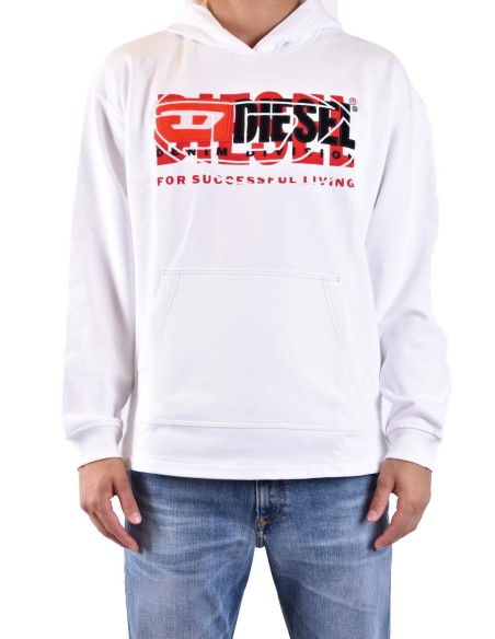 Diesel sweat homme blanc