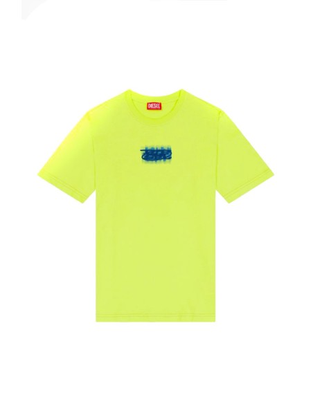 Diesel t-shirt homme jaune